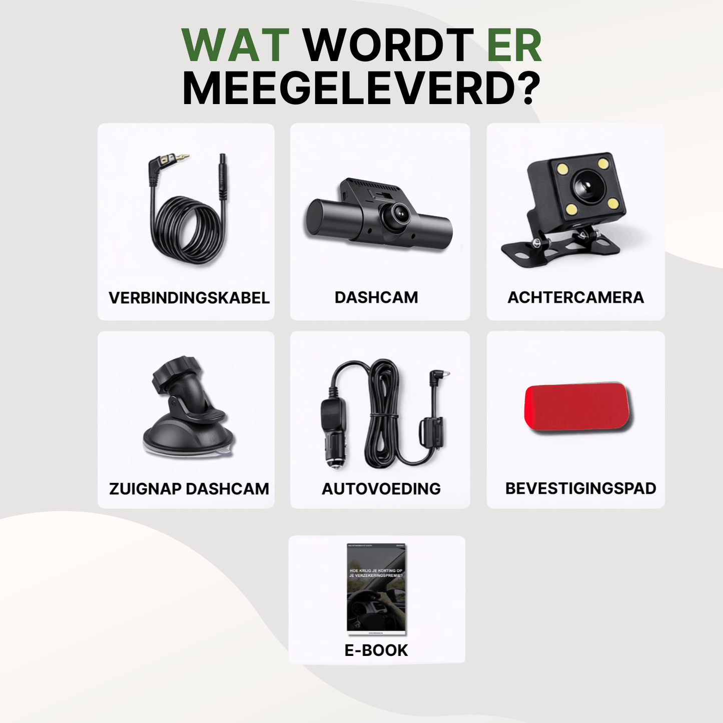 360Guard Pro Auto Kamera Samochodowa | 1080P HD z Przednią, Tylną i Kamerą Wnętrza