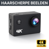 Kamera sportowa 4K z obiektywem ultra HD dla krystalicznie czystych obrazów