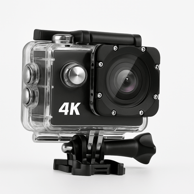 Kamera sportowa 4K z obiektywem szerokokątnym 170° – wodoodporna, sterowanie aplikacją i obraz Ultra HD