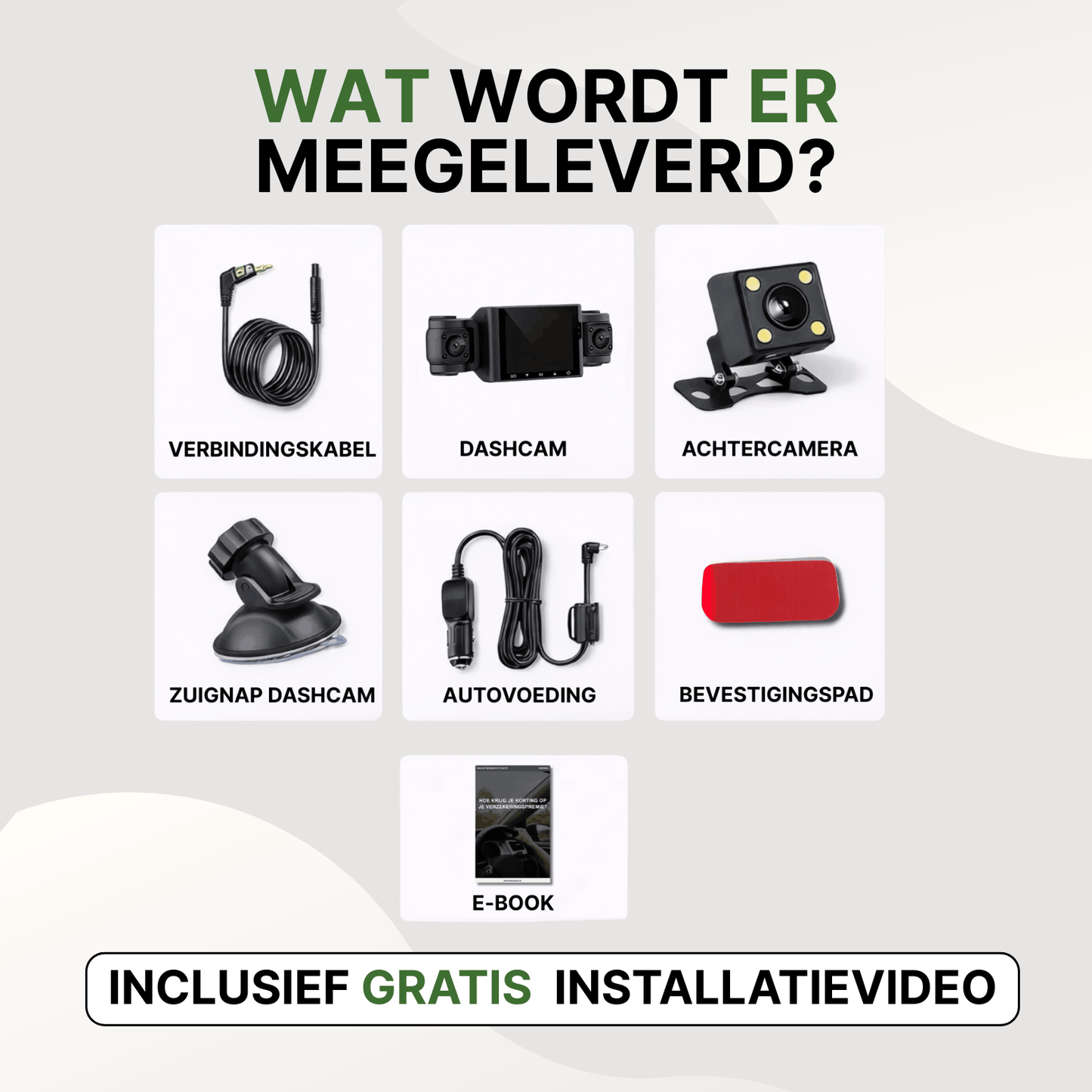 VisionEdge™ 360° Full HD Kamera samochodowa z WiFi, tryb nocny i połączenie z aplikacją