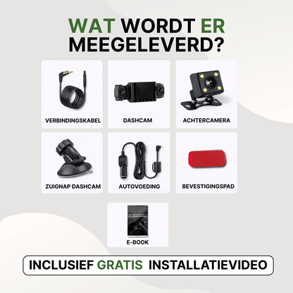 VisionEdge™ 360° Full HD Kamera samochodowa z WiFi, tryb nocny i połączenie z aplikacją