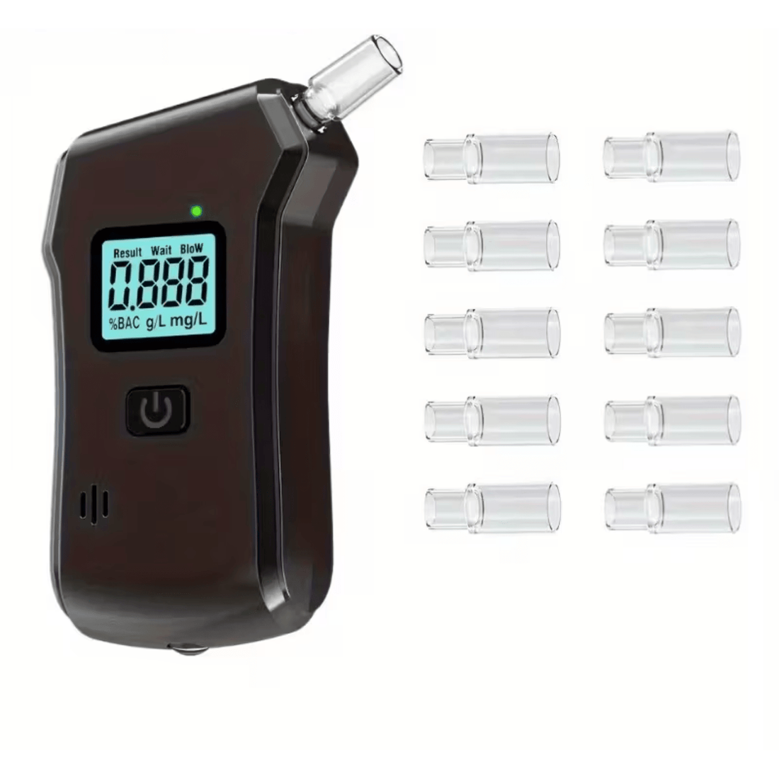 DriveSafe™ – Cyfrowy alkomat z wyświetlaczem LCD i ustnikami