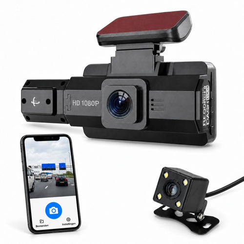 DriveVision Pro Kamera samochodowa | Ostre nagrania 1080P Full HD