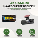 GuardianView Pro kamera samochodowa z rozdzielczością 4K Ultra HD, obiektywem szerokokątnym 170° i trybem nocnym dla ostrych nagrań tablic rejestracyjnych, nawet przy dużej prędkości.