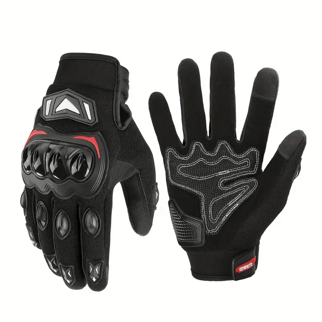 MotoGrip™ – oddychające rękawice motocyklowe z obsługą ekranu dotykowego i ochroną