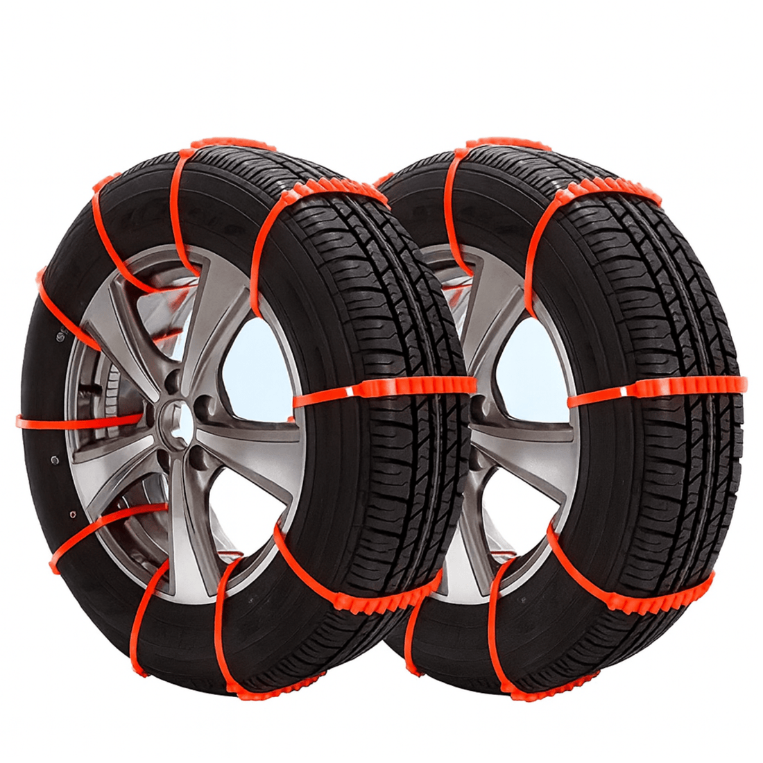 SnowGrip™ – uniwersalne łańcuchy śniegowe antypoślizgowe do samochodów