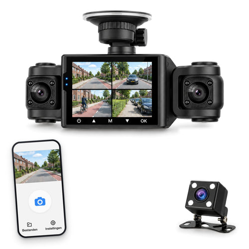 VisionEdge™ 360° Full HD Kamera samochodowa z Wi-Fi, widzeniem nocnym i aplikacją